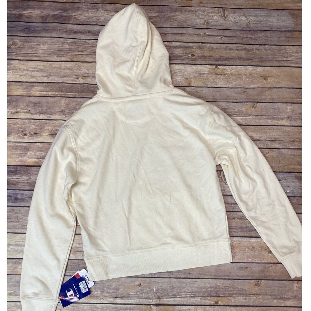 Champion Natural Campus French Terry Graphic-Print Hoodie Size M - Picture 3 of 4
